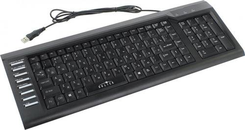 Клавиатура OKLICK 350M, USB, черный