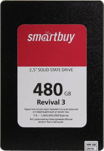SSD диск 480Gb - SmartBuy Revival 3 SB480GB-RVVL3-25SAT3