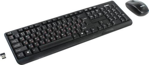 Комплект клавиатура + мышь Sven "Comfort 3300 Wireless", беспров., черный