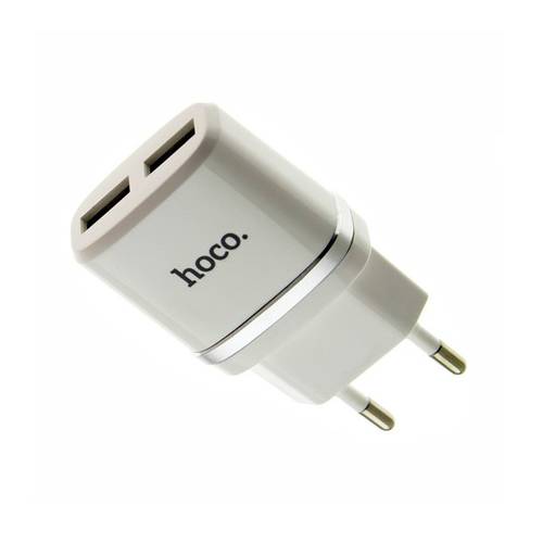 СЗУ Hoco C12 Smart dual USB charger (EU) white