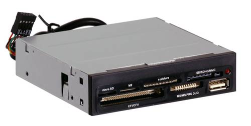 Картридер Ginzzu "GR-136UB" (USB2.0) внутренний