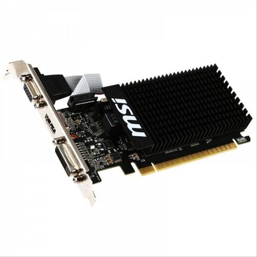 Видеокарта MSI GeForce GT 710 954Mhz PCI-E 2.0 2048Mb 1600Mhz 64 bit DVI HDMI HDCP GT 710 2GD3H LP