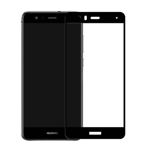 Броне стекло 2D Huawei P10 (черное)