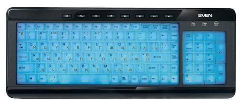 Клавиатура SVEN Comfort 7200 EL USB с подсветкой